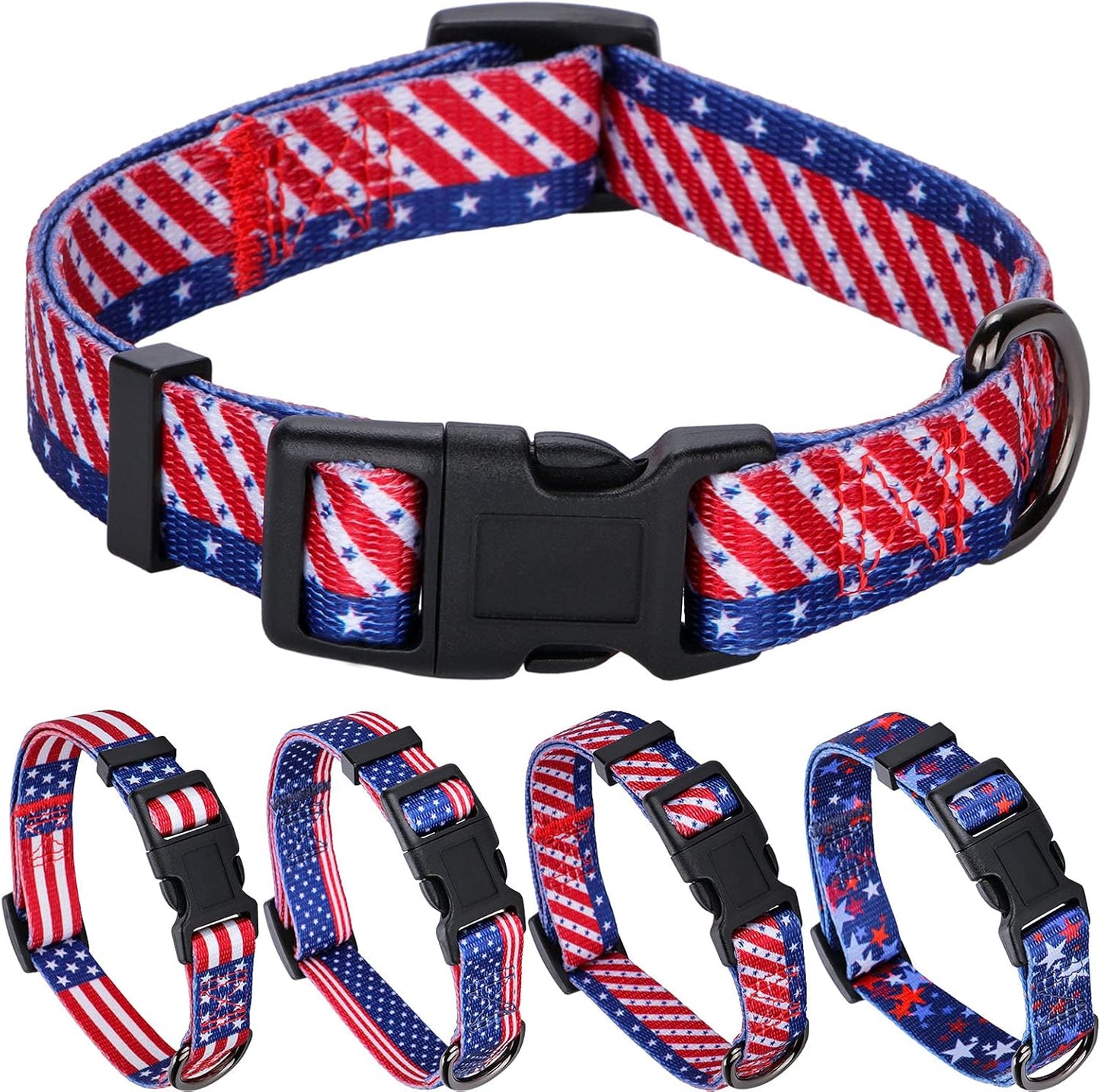 Daisy Girl Dog Collars, Floarl Design for Small Dogs, Purple