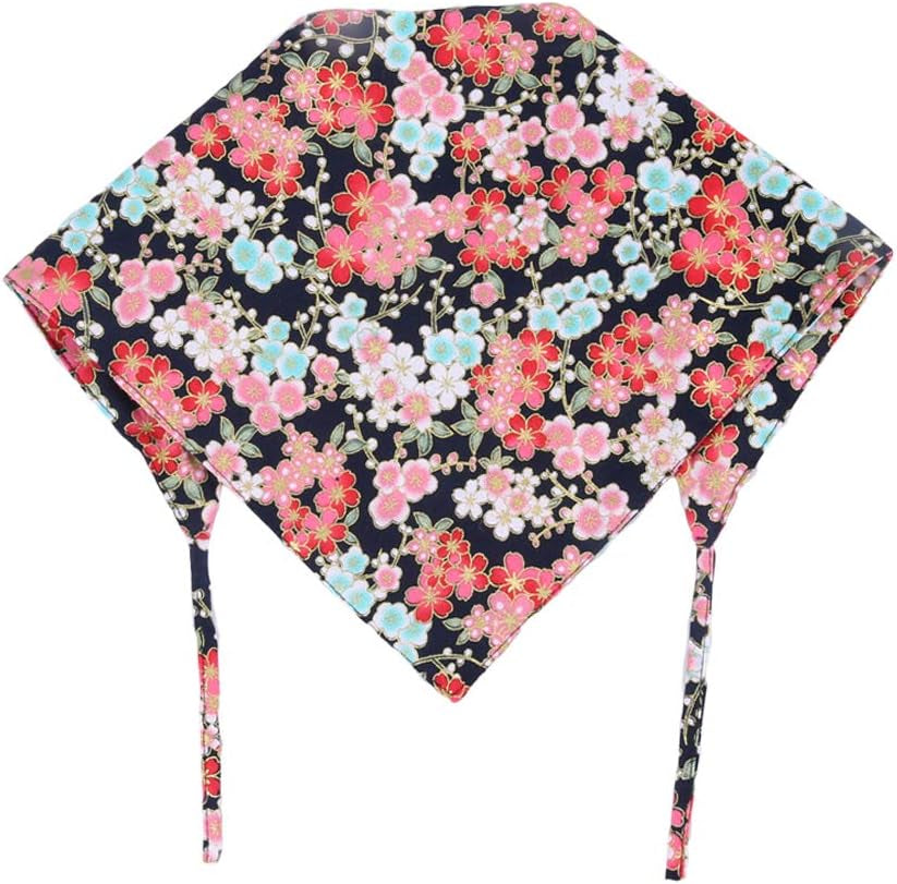 4 Pack Dog Bandanas Triangle Bibs Scarf Accessories Japanese Style Small