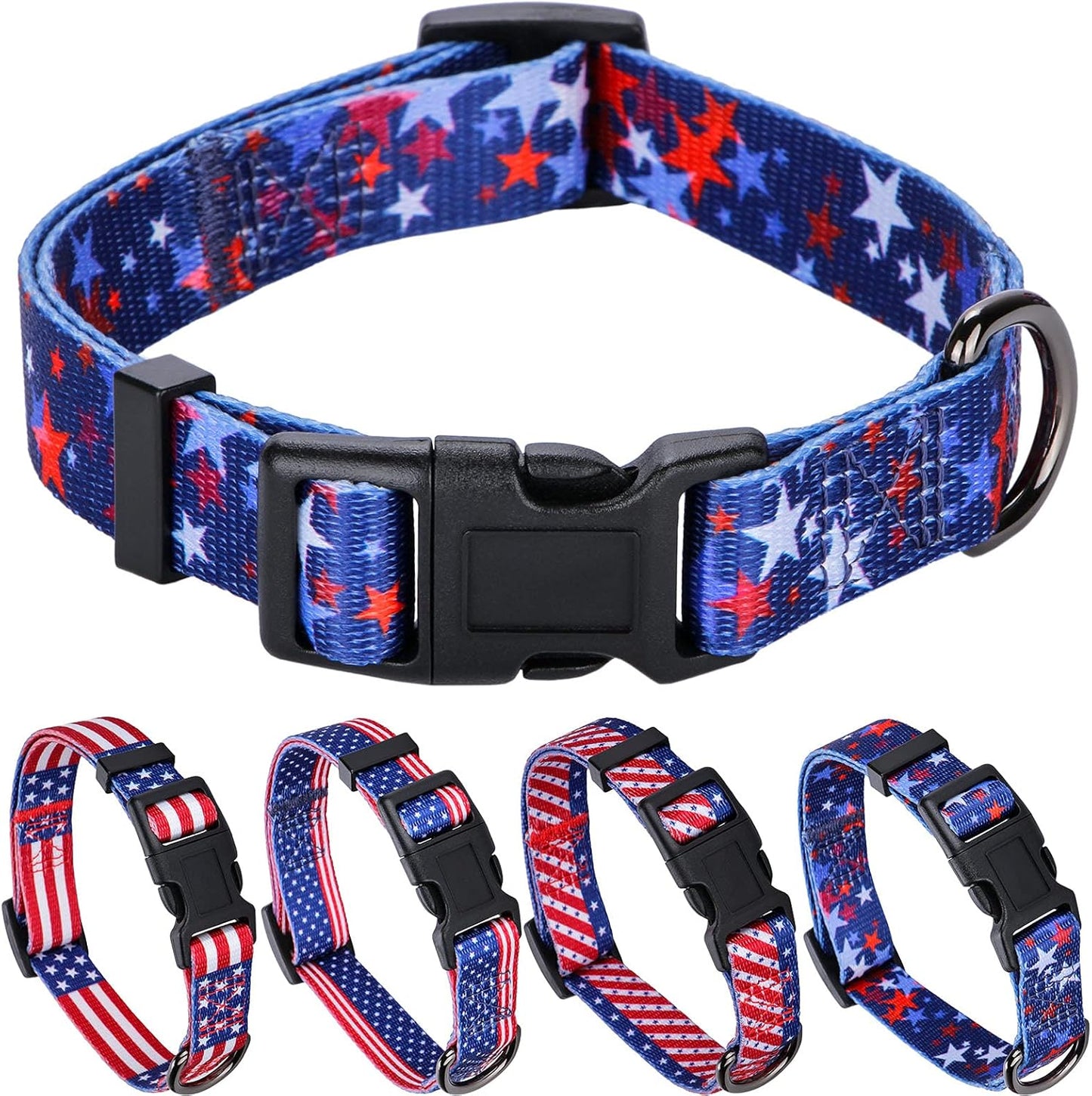 Daisy Girl Dog Collars, Floarl Design for Small Dogs, Purple