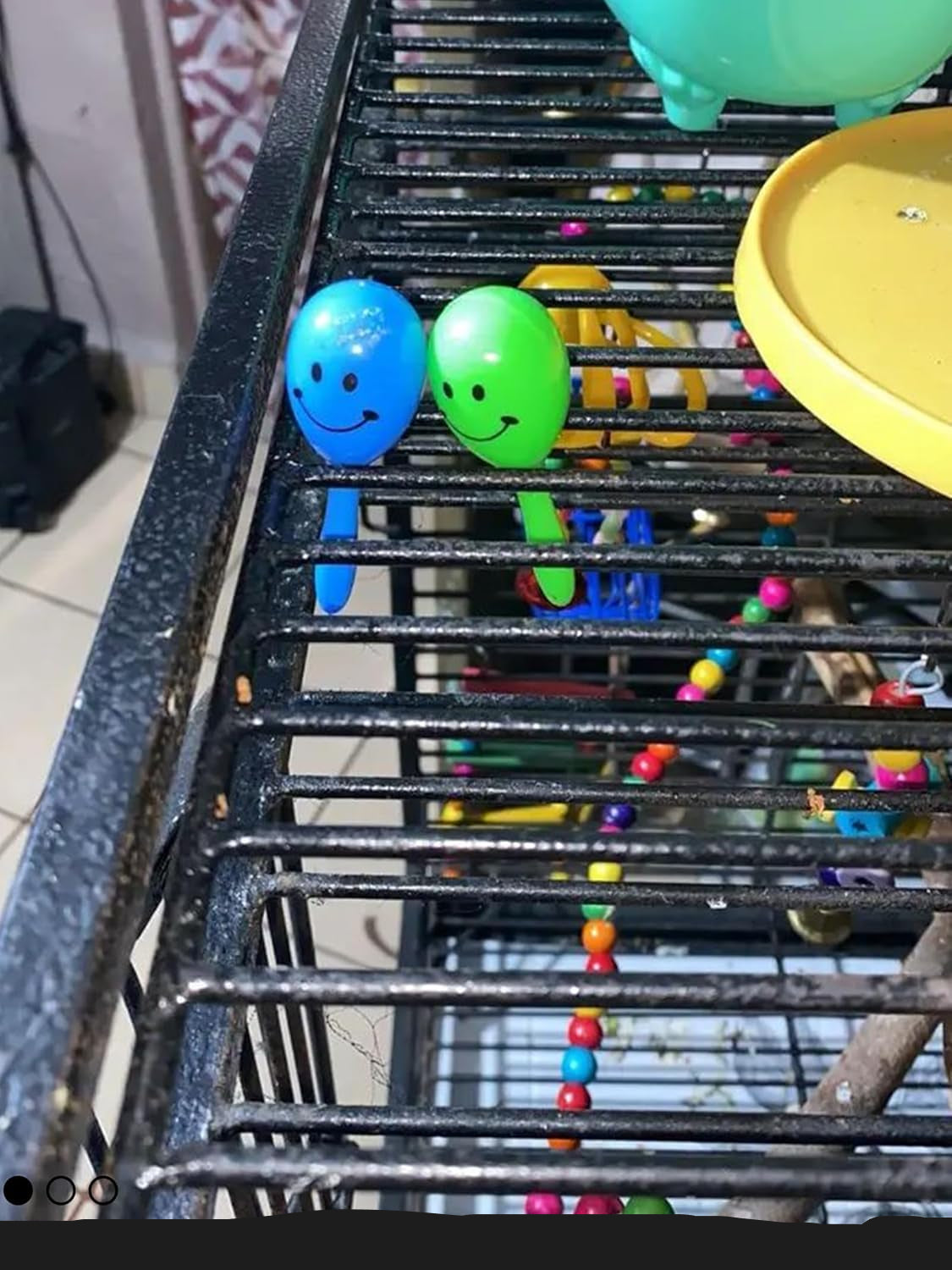 10-Pack Bird Toys for Parrots – Natural Rattan & Plastic Bell Balls – Safe, Fun Cage Decor & Foot Exercise (1.5'' - 5.5'', Bird Toys Value Pack)