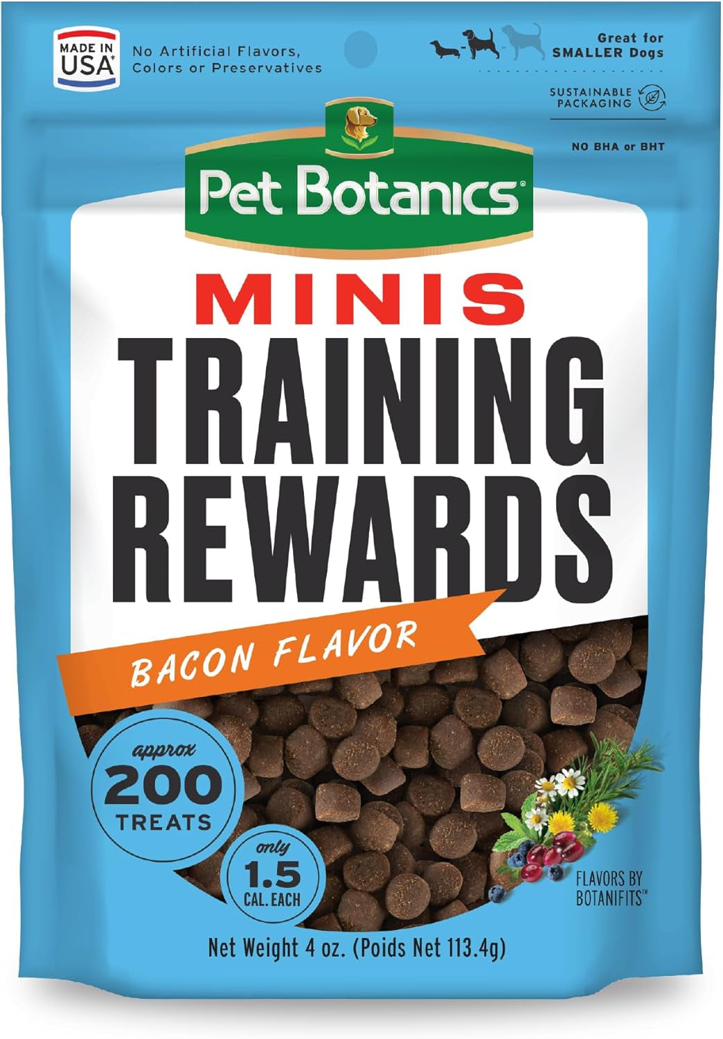 10 Oz. Pouch Training Reward Mini Soft & Chewy, Chicken Flavor, with 500 Treats per Bag, the Choice of Top Trainers
