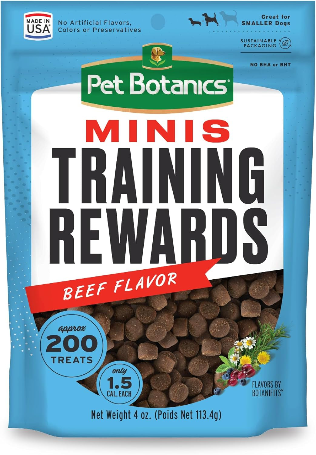 10 Oz. Pouch Training Reward Mini Soft & Chewy, Chicken Flavor, with 500 Treats per Bag, the Choice of Top Trainers
