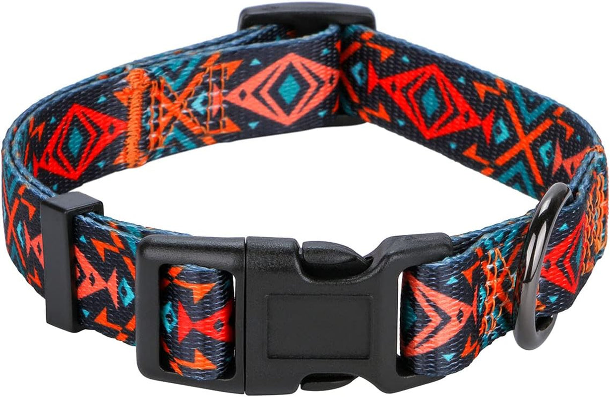 Daisy Girl Dog Collars, Floarl Design for Small Dogs, Purple