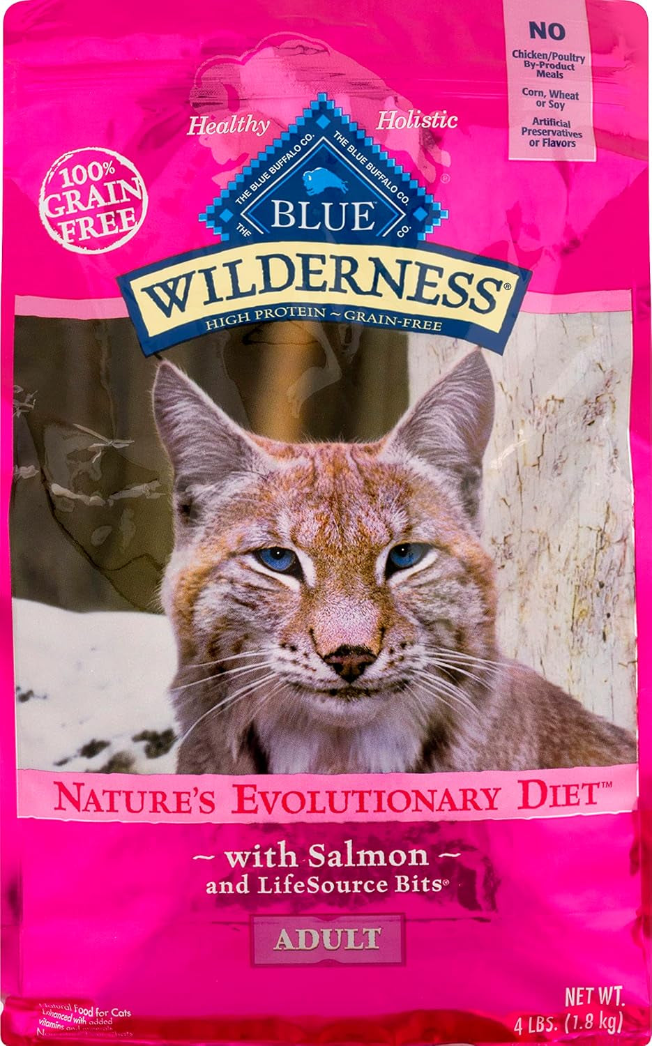 Wilderness Nature'S Evolutionary Diet High-Protein, Grain-Free Natural Dry Food for Adult Cats, Chicken, 6-Lb. Bag
