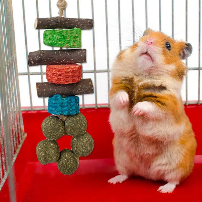 Guinea Pig Chew Toys Healthy Teether Oral Care Wooden Hamster Chews Pet Supplies Funny Hamster Toy for Hedgehogs Degus