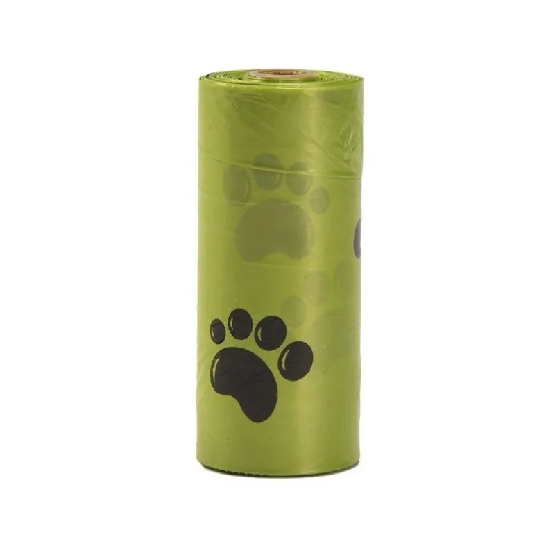 Biodegradable Pet Waste Bags - Extra Thick Poop Bags for Dogs & Cats, Portable Roll with Dispenser, Eco-Friendly & Lea