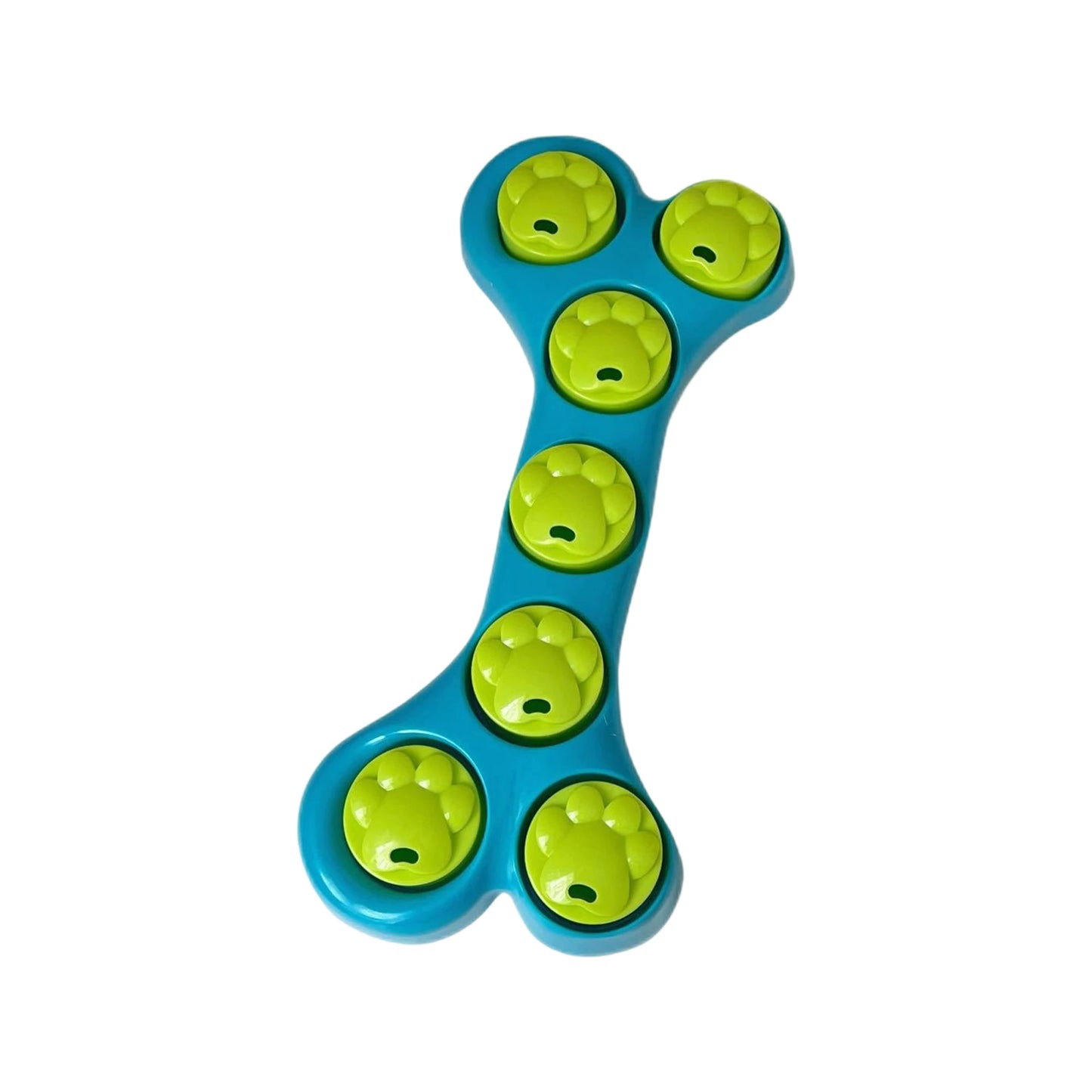 Bone-Shaped Slow Feeder Toy and Treat Dispenser for Dogs and Cats - Enhances Stimulation and Engagement