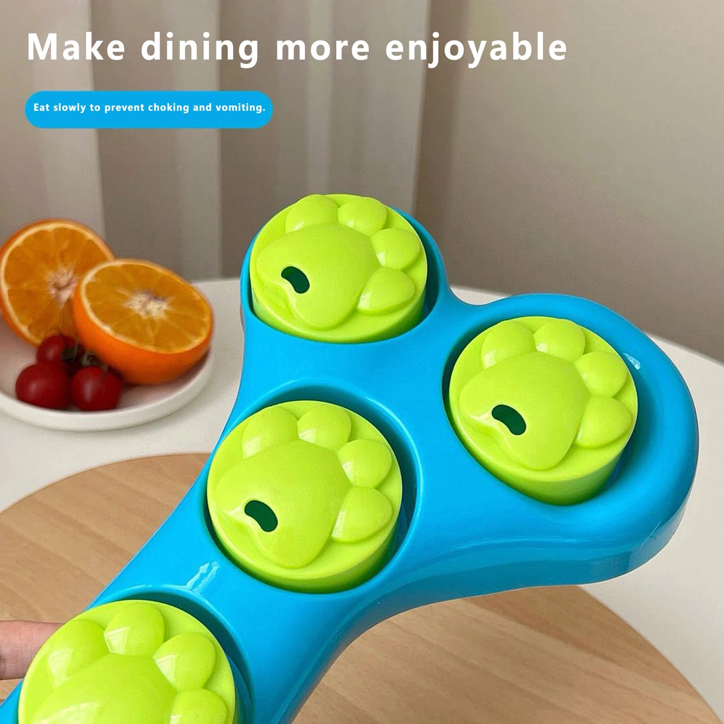 Bone-Shaped Slow Feeder Toy and Treat Dispenser for Dogs and Cats - Enhances Stimulation and Engagement