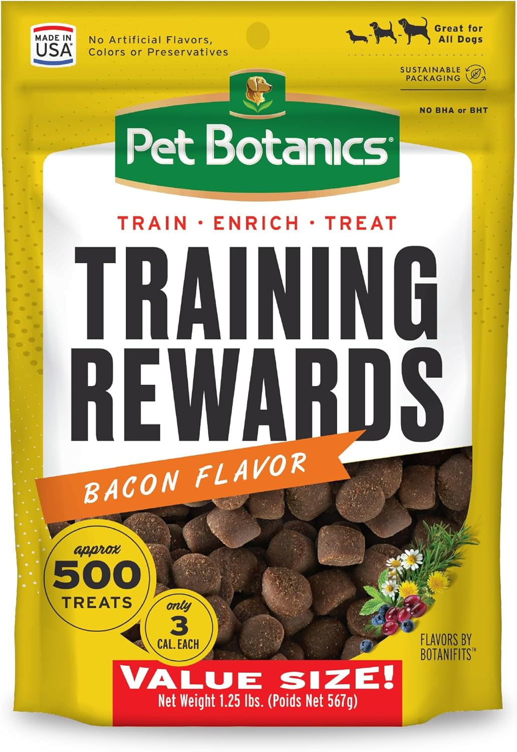 10 Oz. Pouch Training Reward Mini Soft & Chewy, Chicken Flavor, with 500 Treats per Bag, the Choice of Top Trainers