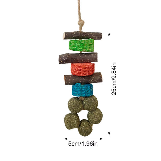 Guinea Pig Chew Toys Healthy Teether Oral Care Wooden Hamster Chews Pet Supplies Funny Hamster Toy for Hedgehogs Degus